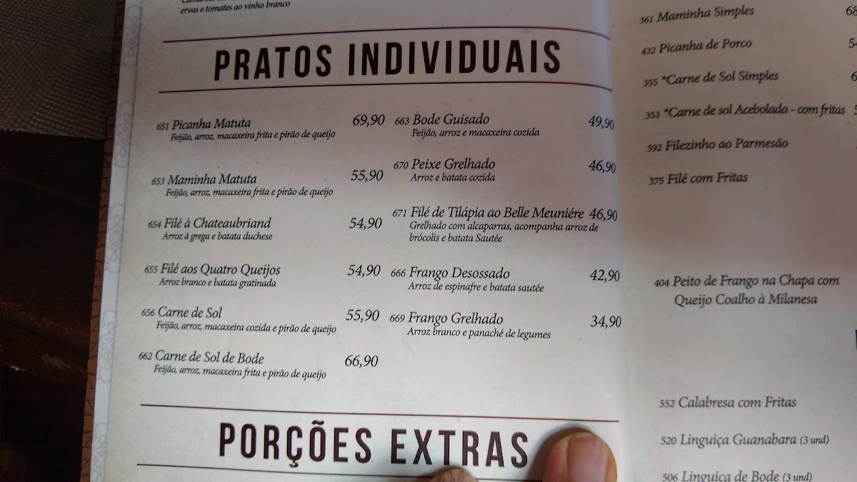 Entre Amigos O Bode Espinheiro Menu - Image 2